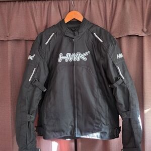 Motorcycle HWK Black PROTECTIVE, Jacket for Men